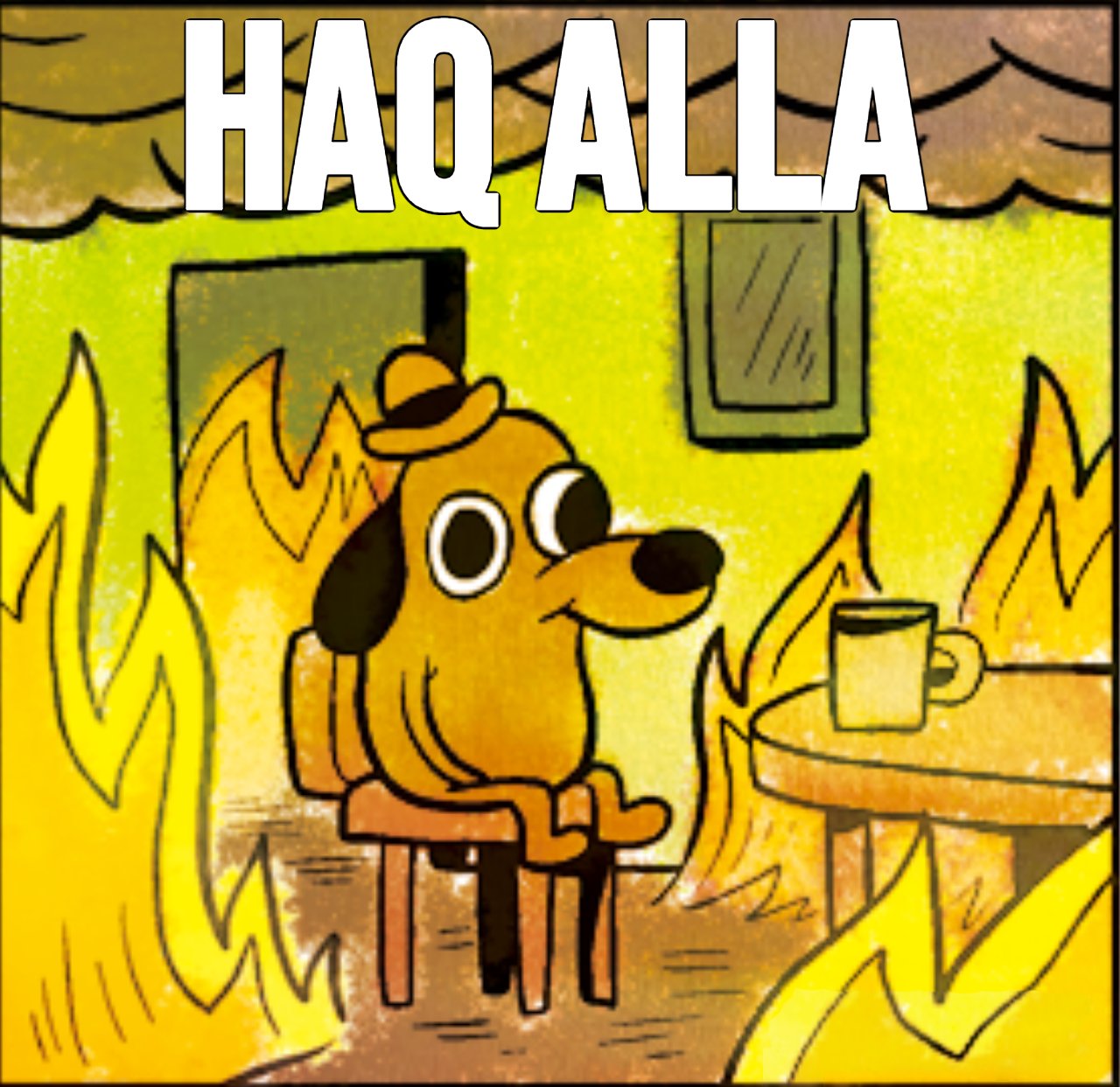 Haqq alla it's fine!